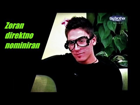 Big Brother 3 Hrvatska (2006) - Zoran direktno nominiran