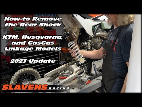 How To Remove the Rear Shock KTM, Husqvarna, GasGas Linkage Models - 2023 Update