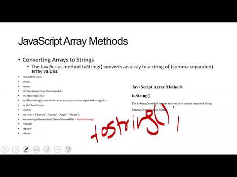 Javascript Array Method Part 1 Bsit Lecture