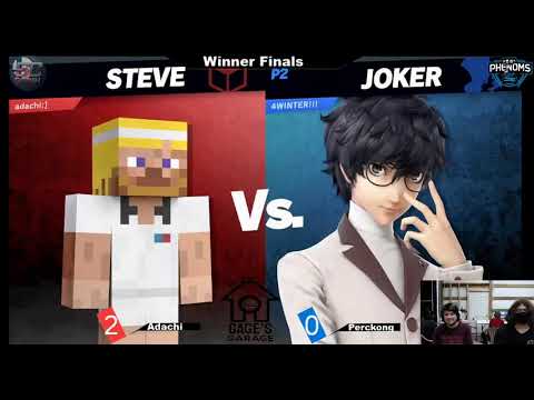 Gage's Garage #3 - PercKong (R.O.B., Joker) VS Adachi (Steve) - SSBU Winners Finals