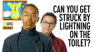Can I Get Struck by Lightning on the Toilet? (ft. @CalebCity) - Your Worst Fears Confirmed