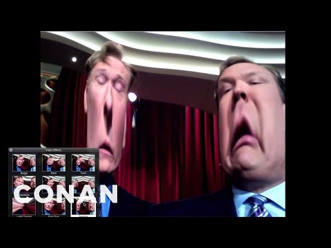 Conan & Andy Are Webcam Clueless | CONAN on TBS