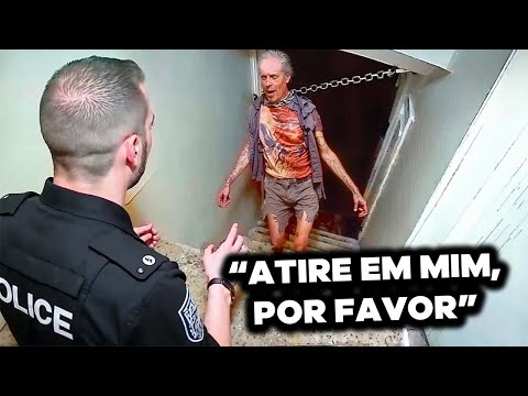 The police couldn't believe what they found inside a basement.