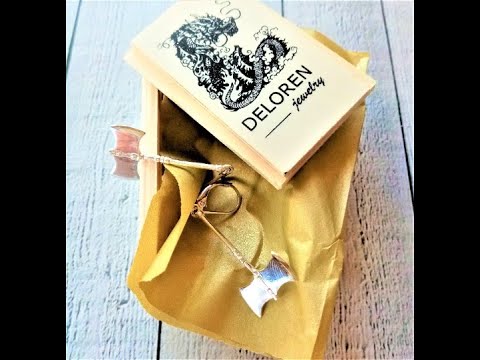 Viking Silver Ax Hoop / Men's Ax Hoop / Ax Earring / Viking Jewelry - Odin's Dream