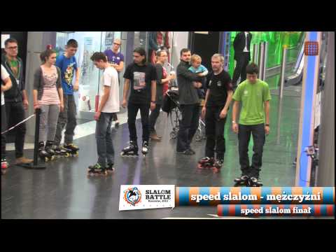Rzeszów Slalom Battle 2012 - Speed Slalom Men - Jaworski Dawid vs Sulinowski Michał