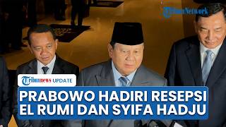 Prabowo Hadiri Resepsi El Rumi dan Syifa Hadju Didampingi Bahlil, Beri Doa Terbaik untuk Mempelai