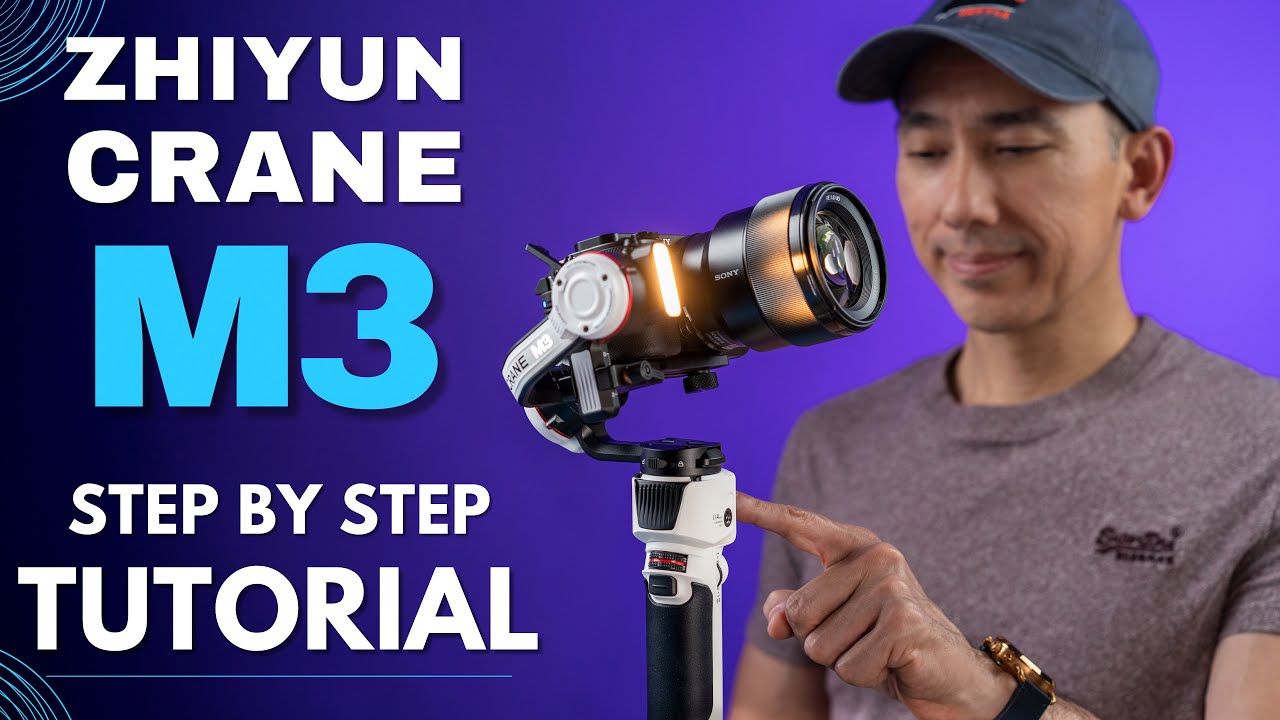 Zhiyun Crane M3 TUTORIAL: HOW TO BALANCE and SETUP | Step by Step Tutorial