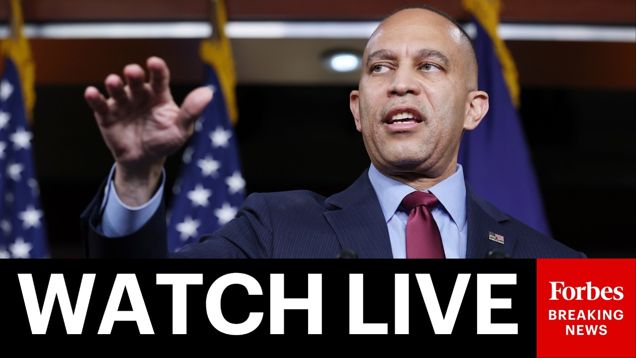Video | LIVE: Hakeem Jeffries Holds Press Conference After U.S. Seizes Iran-Linked Vessel