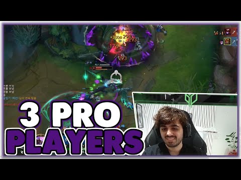 THREE Pro Players in a GAME