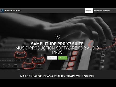 Magix Samplitude Pro X7 - Testing new features for the first time.