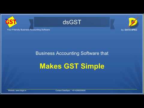 About dsGST - Business Accounting Software