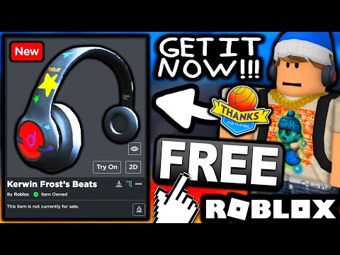 FREE ACCESSORY! HOW TO GET Beats and Kerwin Frost’s ‘Cosmophones’ (ROBLOX Dunking Simulator Event)