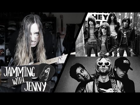 RAMONES & NIRVANA TUNES - JAMMING WITH JENNY