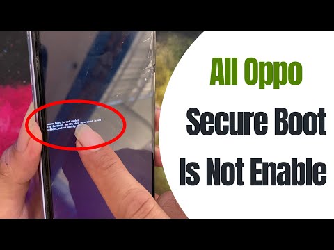How to FIX All Oppo Secure Boot Is Not Enable Skip Fastboot Not Active Recovery Mode #OppoSecureBoot