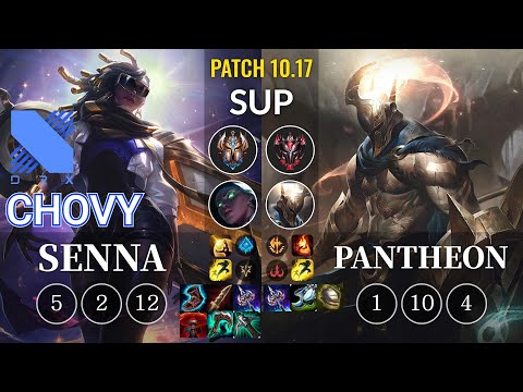 DRX Chovy Senna vs Pantheon Sup - KR Patch 10.17