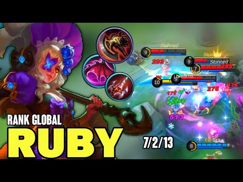 RUBY BEST BUILD 2021 | TOP GLOBAL RUBY GAMEPLAY | MOBILE LEGENDS✓