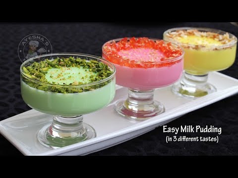 ഇനി പുഡ്ഡിംഗ് ഉണ്ടാക്കാനറിയില്ലാ എന്ന് ആരും പറയരുത് || Easy Milk Pudding In 3 Tastes - Malayalam Video