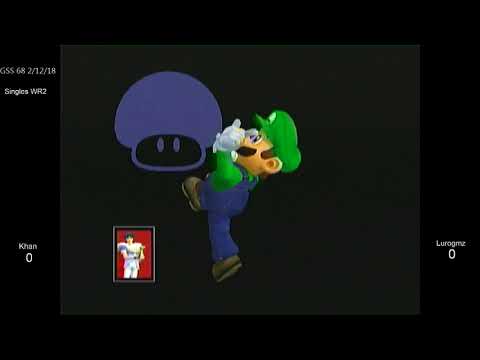 GSS 68 SSBM - Khan (Marth) vs. Lurogmz (Luigi) - Melee WR2