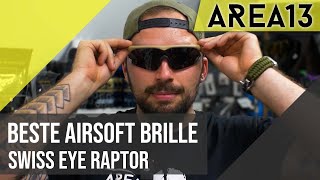 AREA13 | Swiss Eye Raptor Schutzbrille | Gläserwechsel | Airsoft & Paintball