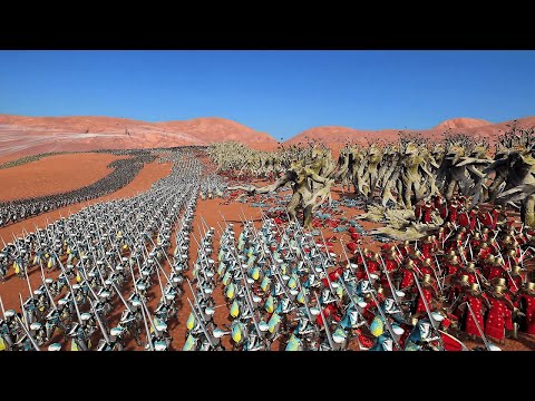 Battle of the West Kingdoms VS. Oak Tree Monsters | Epic Fantasy Battle Simulator