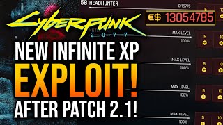 Cyberpunk 2077 - 3 GLITCHES in Update 2.1! Infinite XP & Money Glitch!