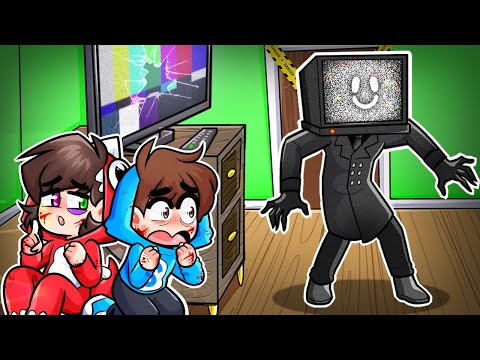 CAN YOU ESCAPE TVMAN?  😨😱 MINECRAFT ROLEPLAY SPARTA AND RAPTOR