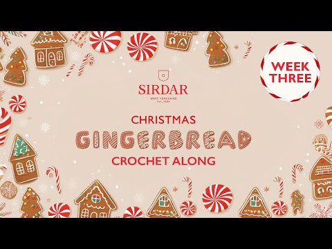 Sirdar Gingerbread Crochet Along: Week 3 - Candy Canes And Peppermint Swirls