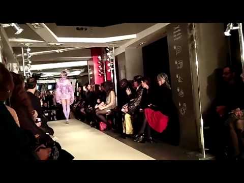 Maurizio Galante SS2011 Couture Paris Fashion Week for Luxsure, filmed with a Kodak Playtouch