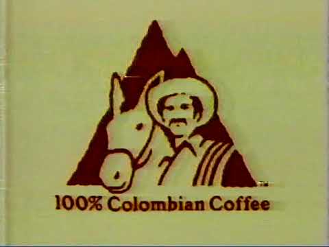 1985 Commercial - 100% Columbian Coffee - Juan Valdez