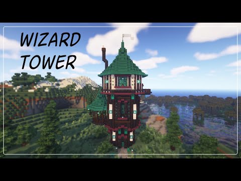 Minecraft Fantasy Wizard Tower | Speed Build