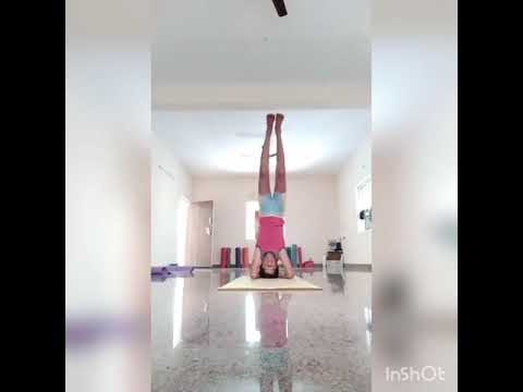 How to do Sirsasana to Garudasana