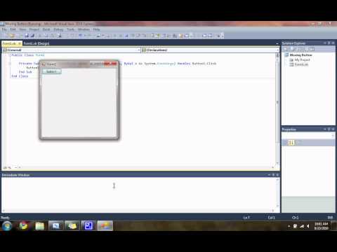 Visual Basic 2010 Tutorial 3 Moving Button