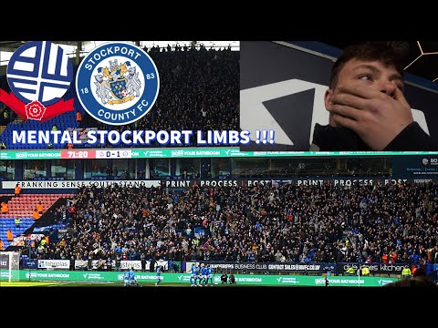 ABSOLUTELY MENTAL STOCKPORT COUNTY LIMBS AS BOLTON GET BEAT 1-0 IN TIGHT PROMOTION CLASH !!! BOLTON