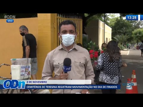 Cemitérios de Teresina registram movimentação no Dia de Finados 02 11 2021