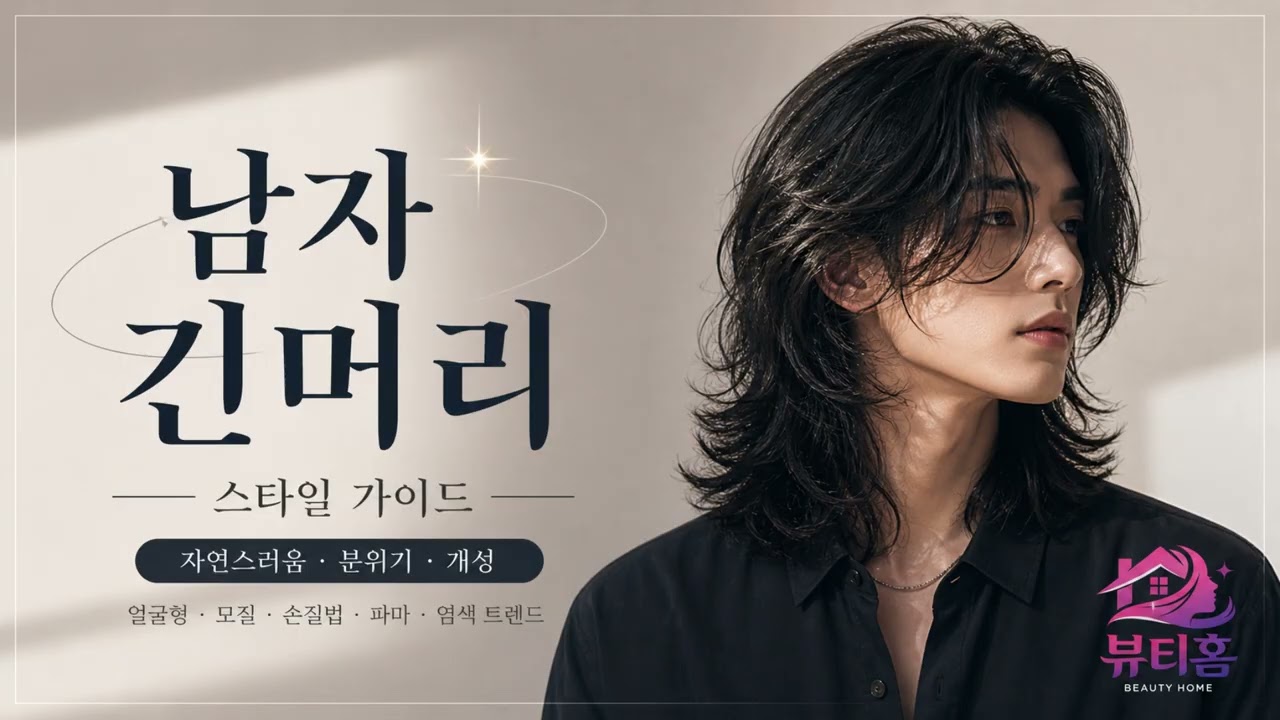 남자 긴머리 스타일 가이드