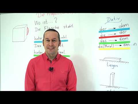 Almanca A1 INTENSIV Ders - 18 Die Präpositionen / Dativ - Almanca Yer Edatları - hinter, auf, über