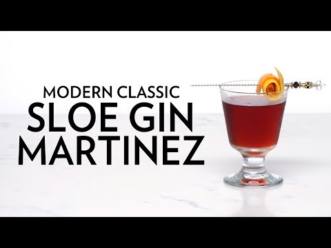 Sloe Gin Martinez – The Educated Barfly