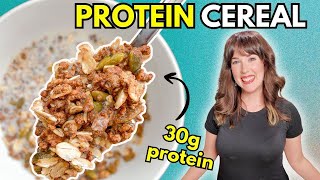 Let's make PROTEIN CEREAL! 🥣 30g Protein PER BOWL