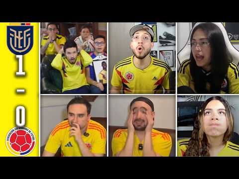 las MEJORES REACCIONES a 🇨🇴 COLOMBIA vs ECUADOR 🇪🇨