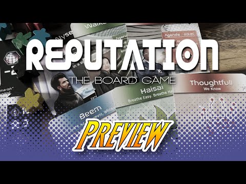 Logan Chops Preview - Reputation by Ninja Star Games (Kickstarter Preview)