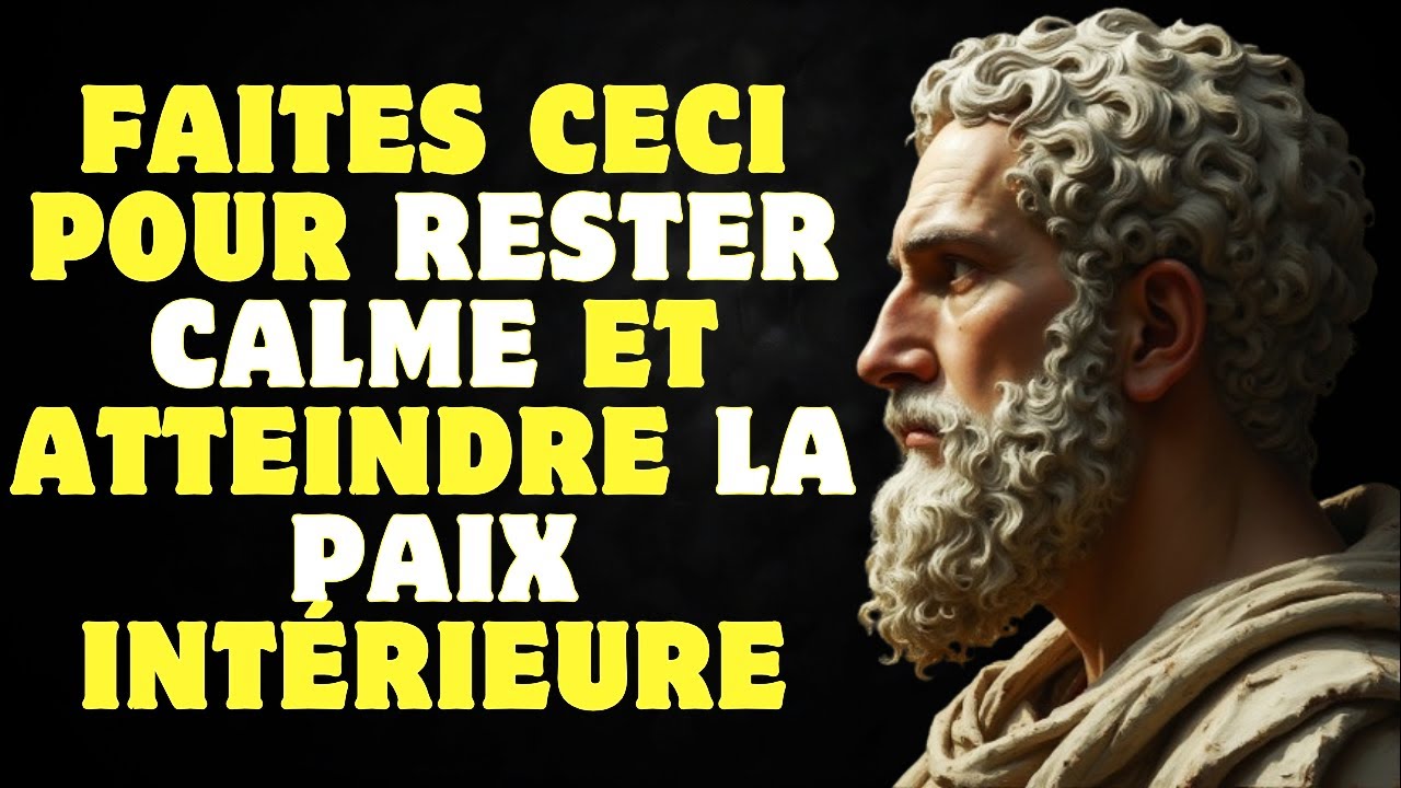 19 secrets stoïciens pour rester calme et maintenir la paix intérieure | Stoïcisme