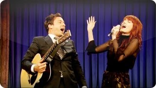 Audience Suggestion Box: Jimmy Fallon &amp; Florence Welch Sing &quot;Balls In Your Mouth&quot;