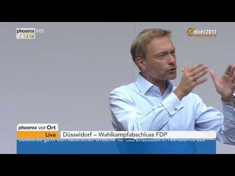 Wahlkampfabschluss der FDP: Rede von Christian Lindner vom 23.09.2017