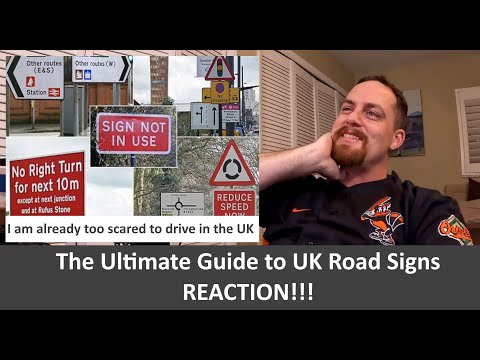 Americans React to The Ultimate Guide to UK Road Signs REACTION