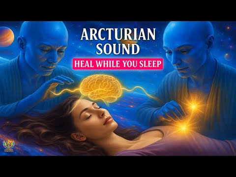 🌌 Arcturian Sound Healing ✧ Heal While You Sleep | Melatonin Release,Stop Overthinking Brain Massage