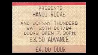 Hanoi Rocks (with Johnny Thunders) - Pills and Gloria. Live at Leeds University, 20th October 1984.