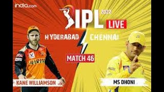 LIVE: Hyderabad Vs Chennai, 46th Match | SRH vs CSK Live Scores  | Live - IPL 2022