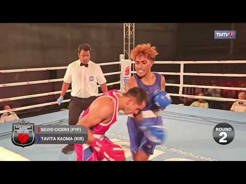 Silvio Cicero (PYF) vs Tavita Kaoma (KIR) - Elite Oceania Boxing Championships 2025