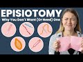 EPISIOTOMY While PUSHING Avoid Perineal Laceration