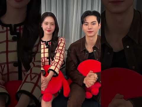 Lim Yoon Ah and Lee Chae Min do the soda pop challenge #limyoona #leechaemin #chaemin #yoona